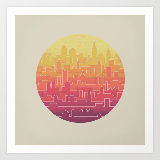 Skyline Art Print
