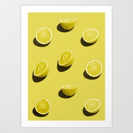 Lemon Delight Art Print