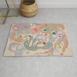 Wassily Kandinsky Capriscious Rug | Abstractart, Artistic, Abstractpainting, Germanschool, Museum, Abstract, Bauhaus, Russian, Circles, Colorful 