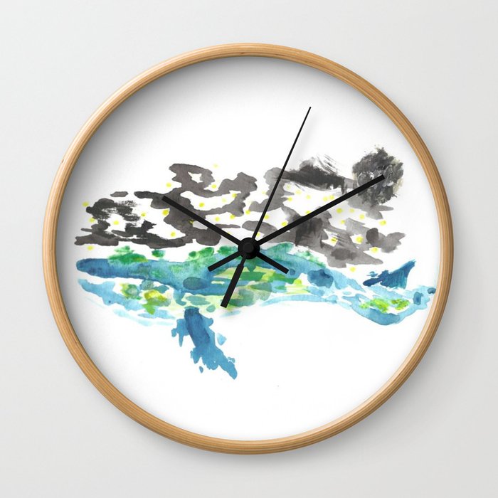 Whale Wall Clock