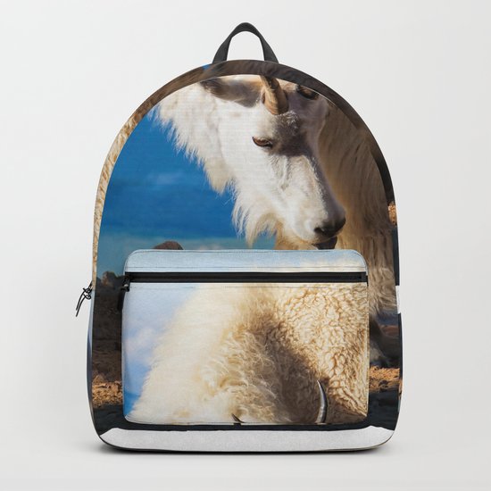 Mountain Goats Nanny And Kid Backpack