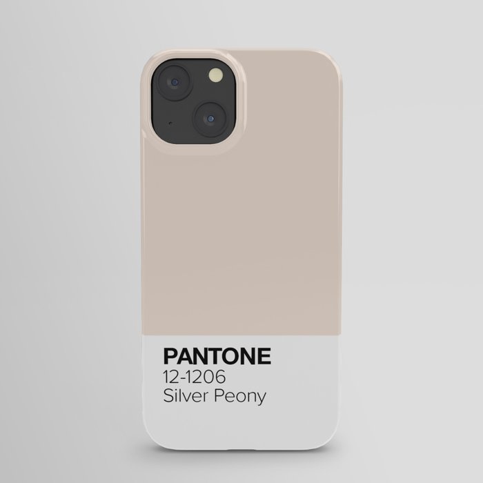 Pantone: Silver Peony iPhone Case