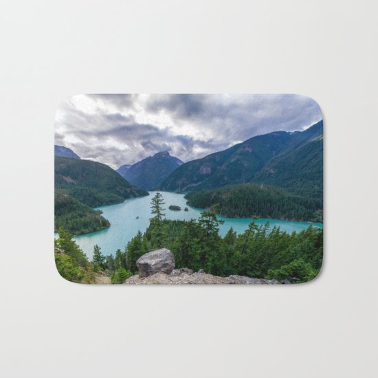 Crushing clouds Bath Mat