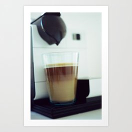 The perfect pour: Espresso Art Print