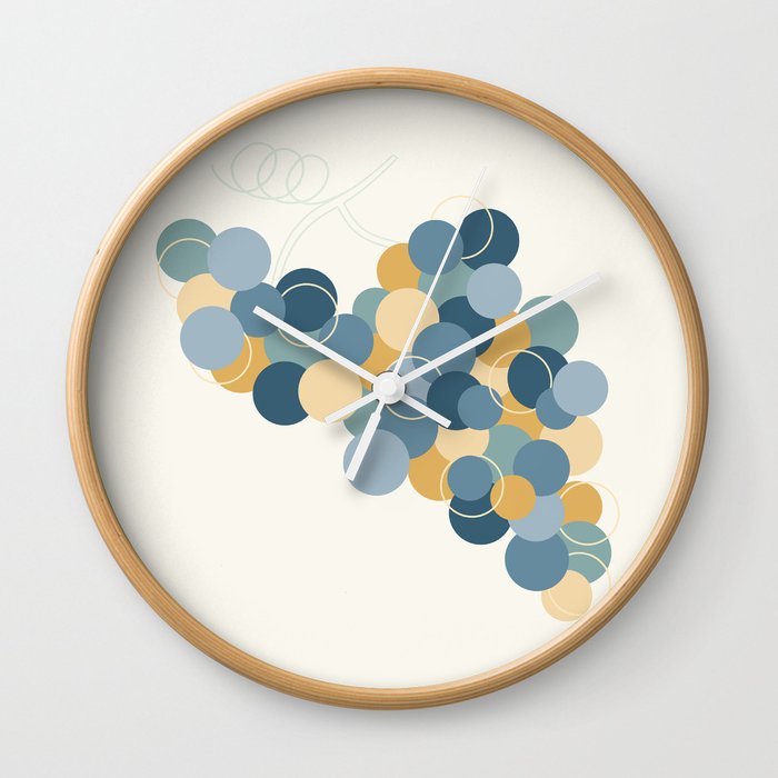Grapes XI Wall Clock