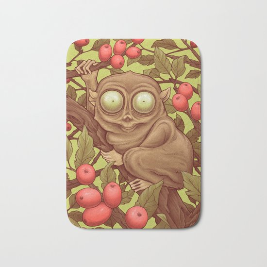 The Caffeinated Tarsier Bath Mat