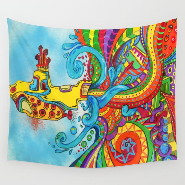 The Yellow Submarine Wall Tapestry