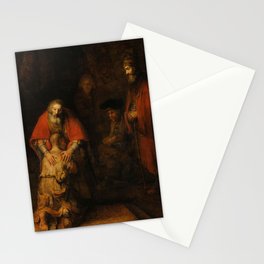 Return of the Prodigal son Stationery Card