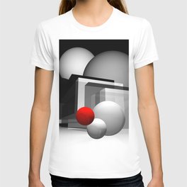 geometric with colorkey T Shirt
