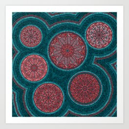 Dot Painting Art Prints For Any Decor Style Society6