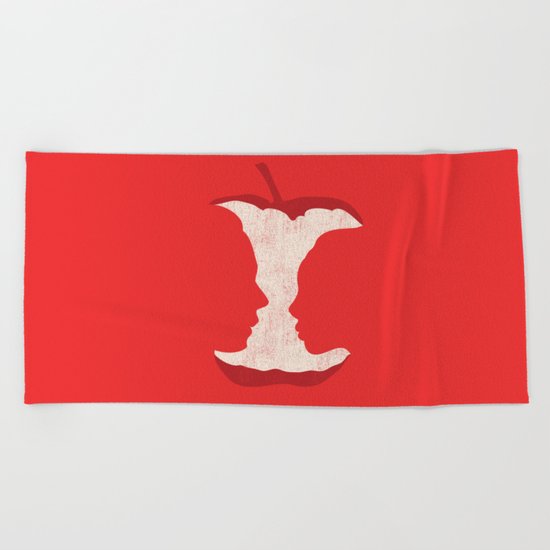 The apple of my eye Beach Towel