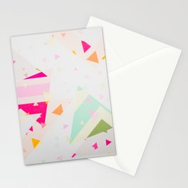 Abstract Actions Stationery Card