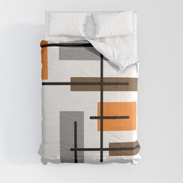 Mid Century Modern Cubicle Art Comforter