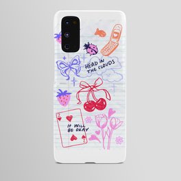 Notebook Doodles Android Case