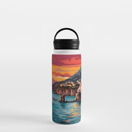View of the Amalfi coast Italy Water Bottle