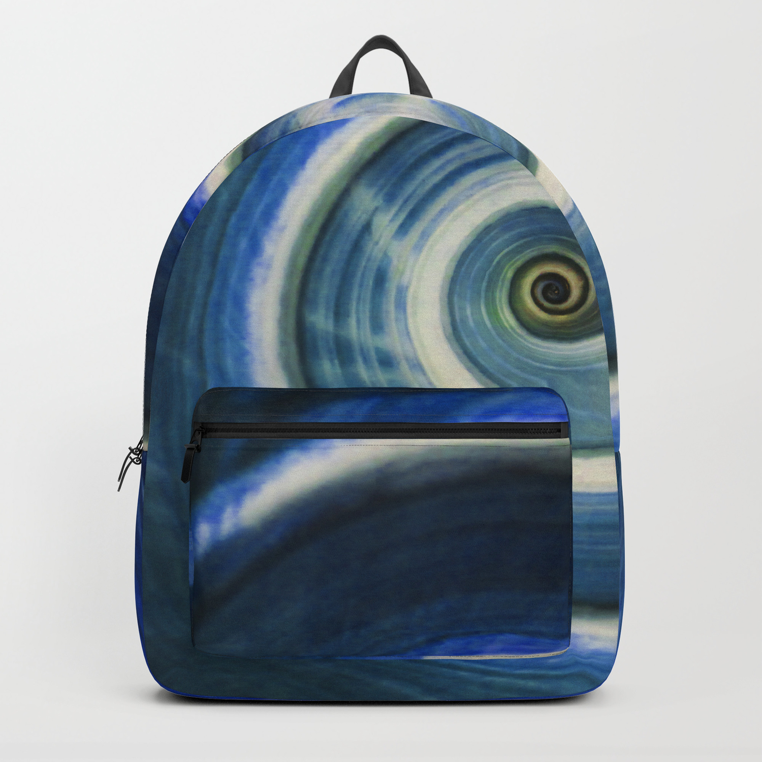 blue shell backpack