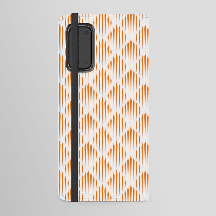 Orange Abstract Pattern Android Wallet Case