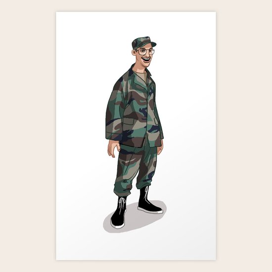 I'm going to Army Art Print