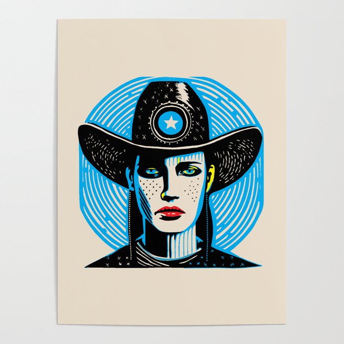 Lone Star Cowgirl Poster
