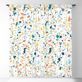Colorful confetti pattern Blackout Curtain