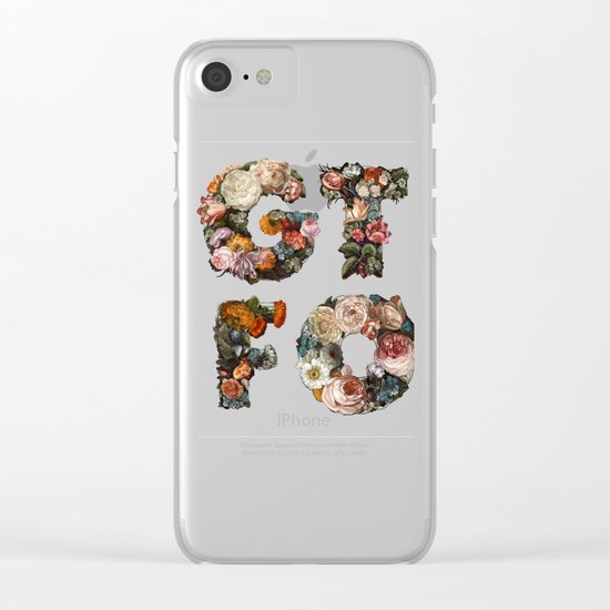 GTFO Clear iPhone Case