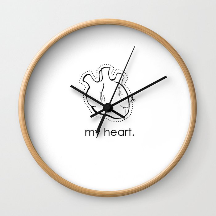 my heart. Wall Clock