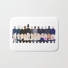 President Butts 2017 Row Bath Mat | World, Politics, American, Presidents, Curated, Us, Superhero, Drawing, Independence, Democrats 