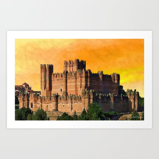 Majestic Walls the Evening Sun Art Print