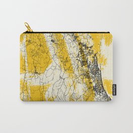 Gold Coast, Australia - Illustrated Map Poster. Aesthetic  Carry-All Pouch