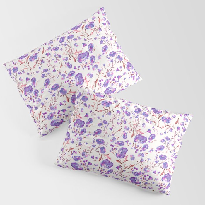 Amethyst flowers – series 2 pattern 2 A Pillow Sham