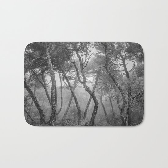 "Forest dance" BW Bath Mat