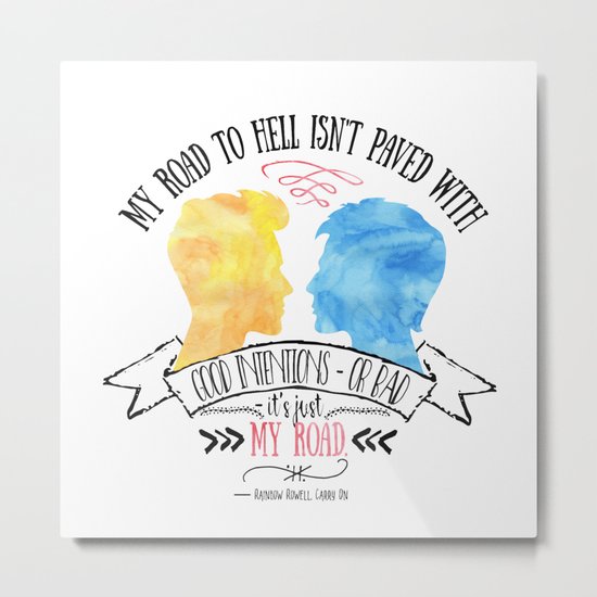Carry On - Road To Hell Metal Print