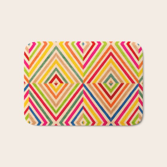 X Lines Bath Mat