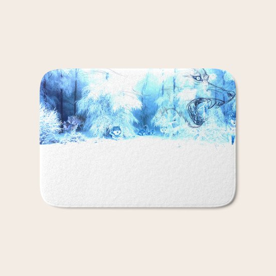 Wolf Bath Mat