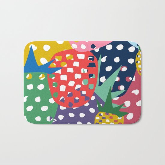 pineapple mix Bath Mat