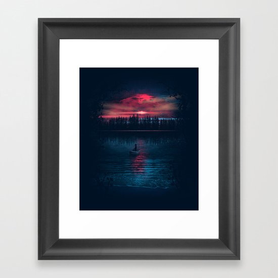 The World Beneath Framed Art Print