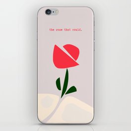 The Rose That Could iPhone Skin