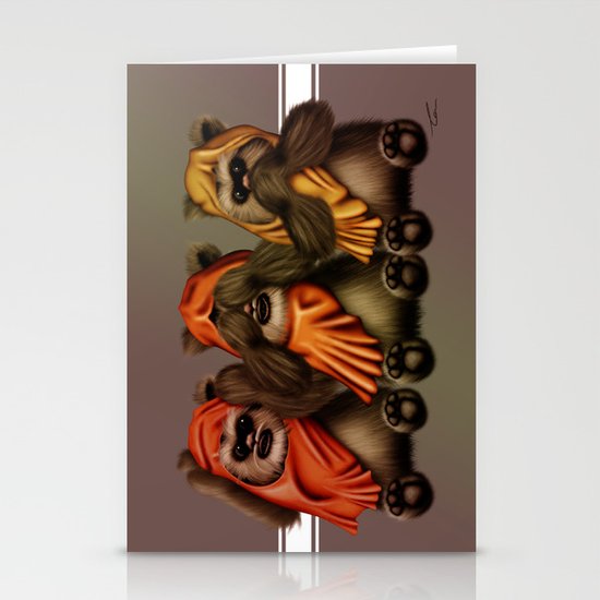 STAR WARS The Three Wise Ewoks Stationery Cards