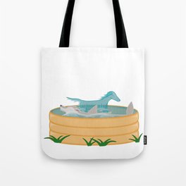 Puppy Pool Party Tote Bag