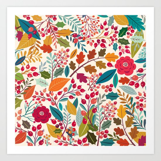 Autumn collection Art Print