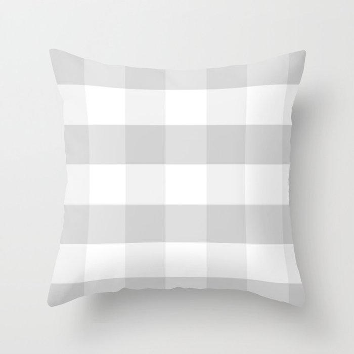 Gray buffalo online plaid pillows