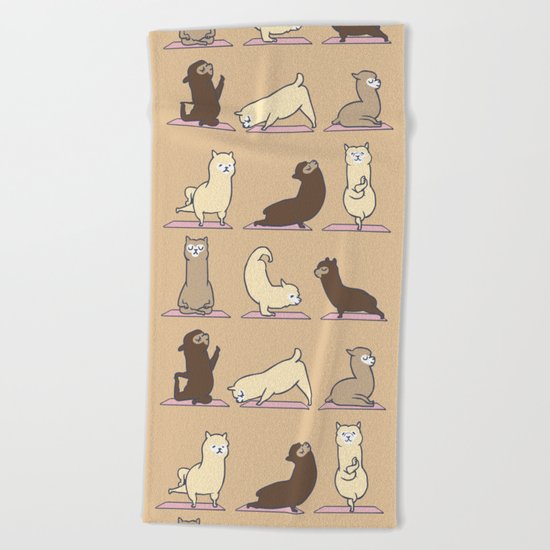 ALPACA YOGA Beach Towel