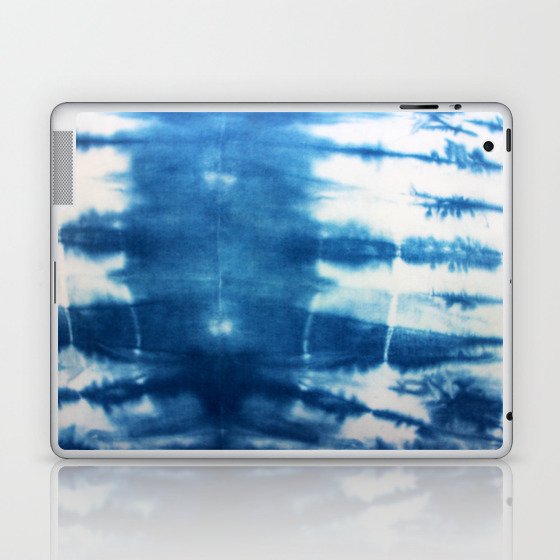 Horizontal Indigo Stripes Laptop & iPad Skin