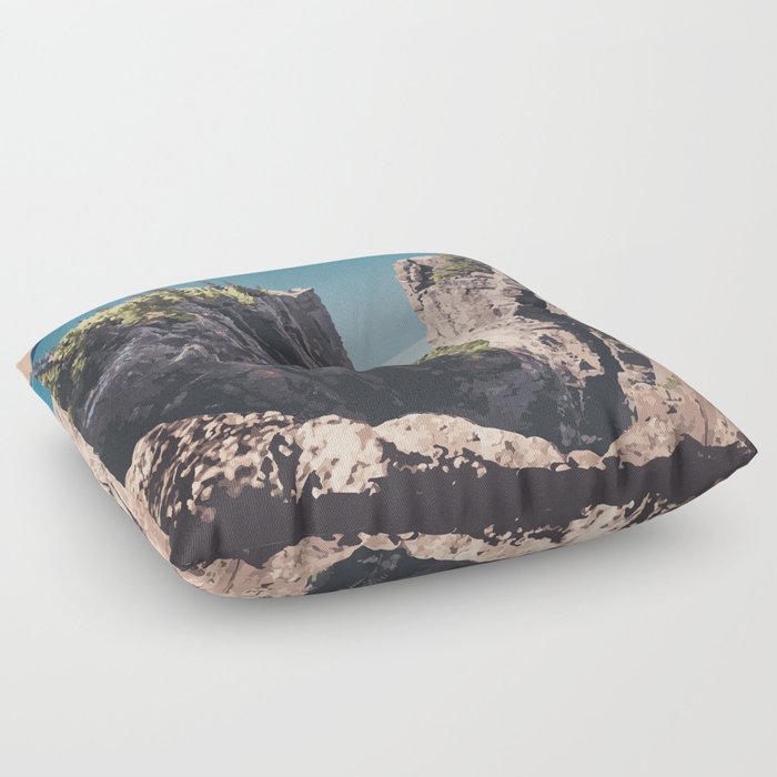 Sleeping Giant Provincial Park Floor Pillow By Cameronstevens
