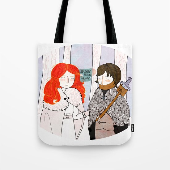 You Know Nothing Tote Bag