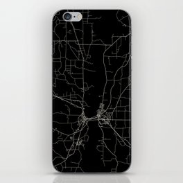 Macon County - minimalist map  iPhone Skin