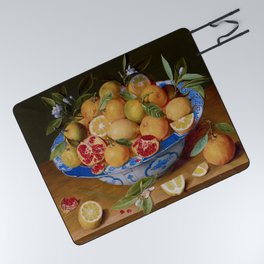 Still Life with Lemons, Oranges, and a Pomegranate Picnic Blanket