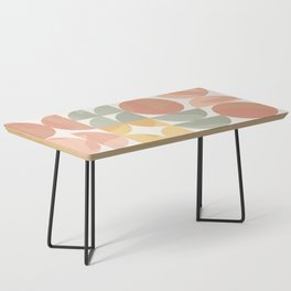 Mid Century Modern Shapes Abstract Coffee Table