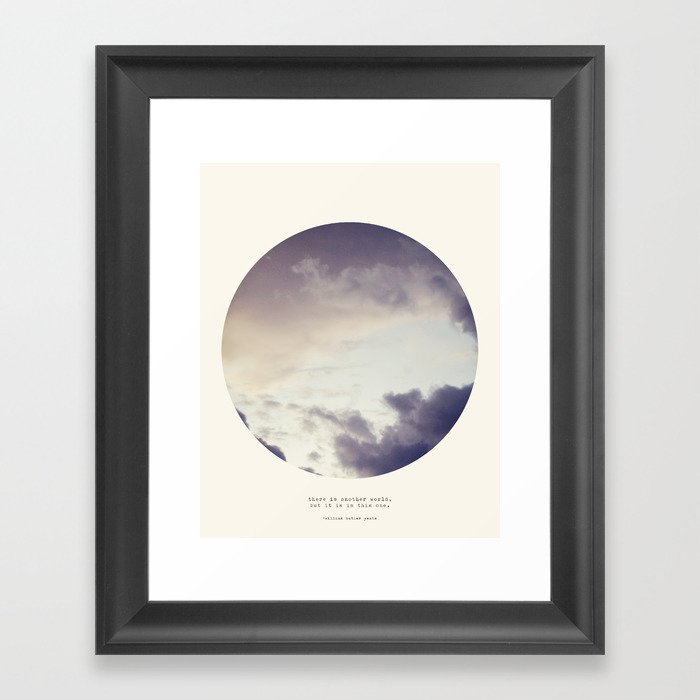 Circle Print Series - There Is Another World Framed Art Print
