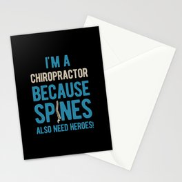 Funny Chiropractor Chiropractic Stationery Card